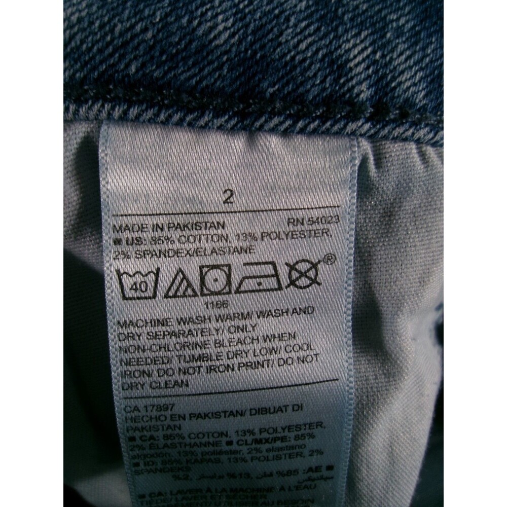 Old Navy Rockstar Jeans Women 2 Blue High Rise Super Skinny Light Wash - Picture 9 of 13